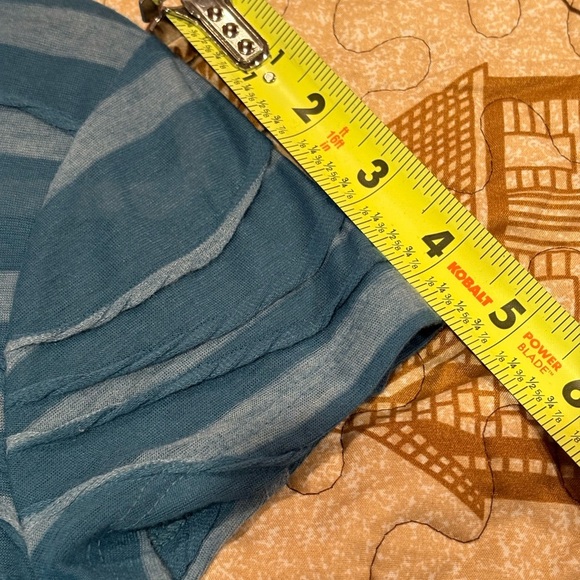 Simply Vera Vera Wang Women's Striped Windy Jacquard Tee - Size M - Picture 9 of 9